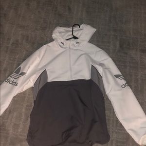 Multi colored adidas windbreaker